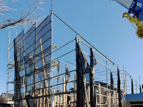 M邸上棟しました